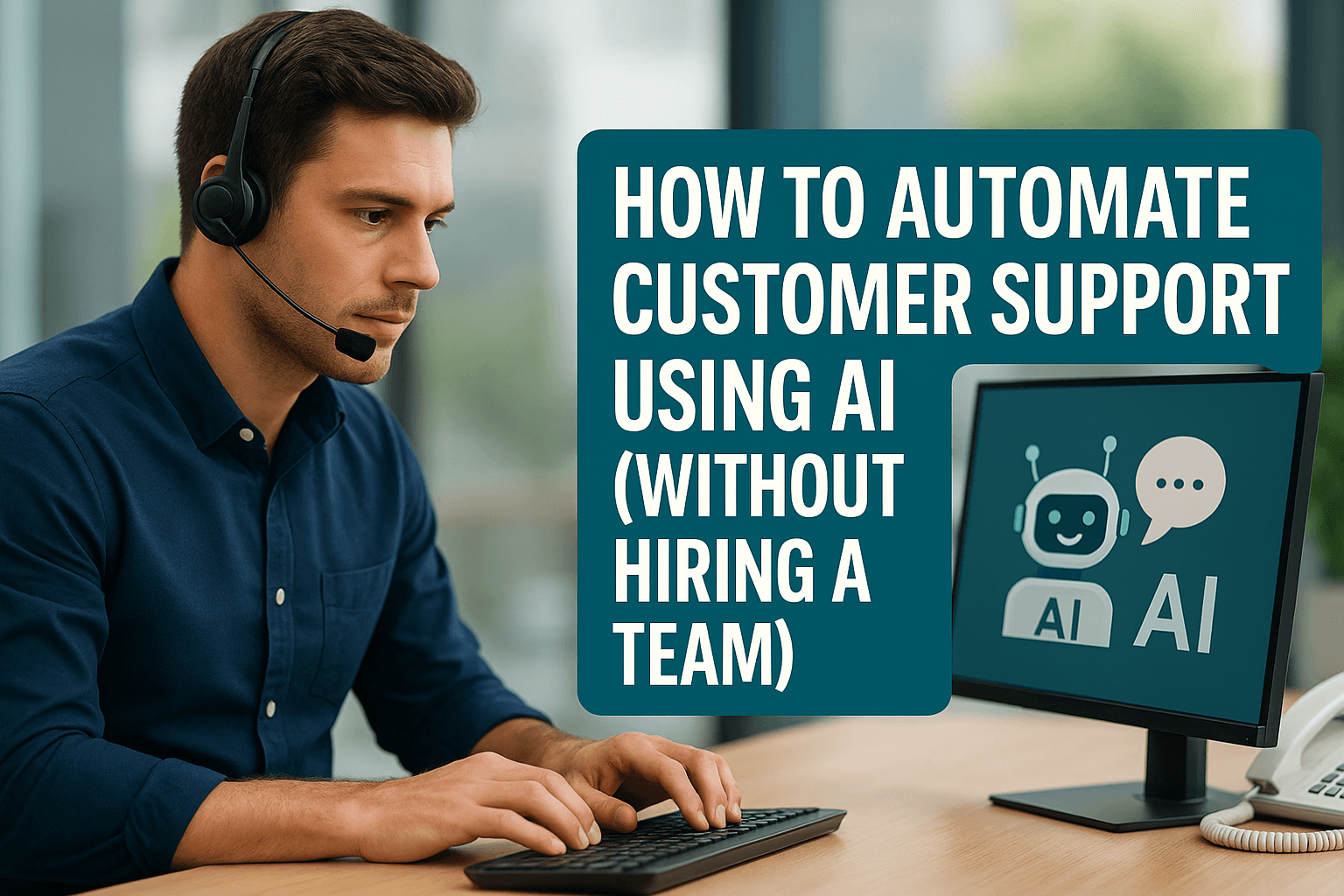 How to Automate Customer Support Using AI (Without Hiring a Team)