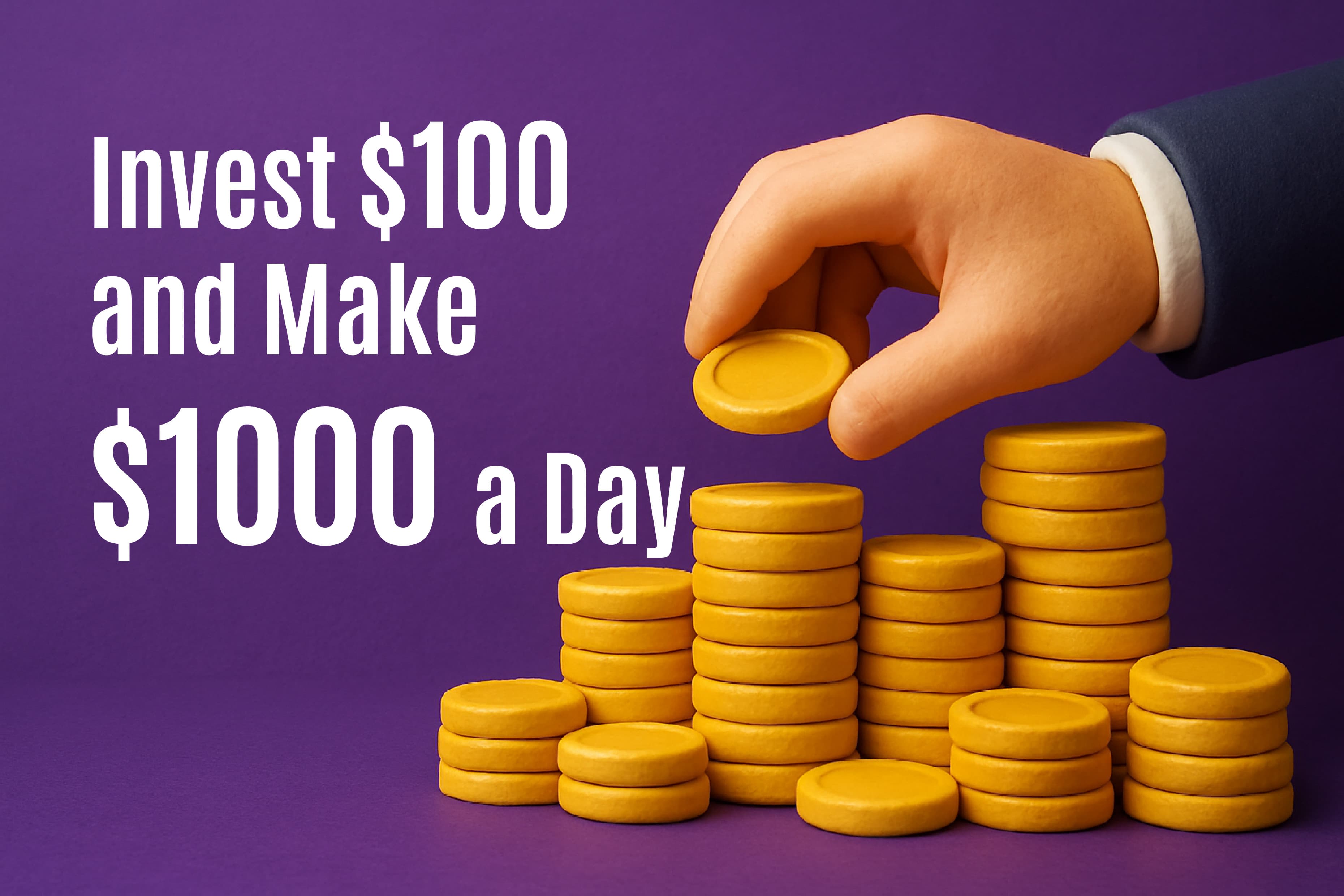 💰 How to Turn $100 into $1,000 a Day in 2025 (Real Strategies for Beginners)