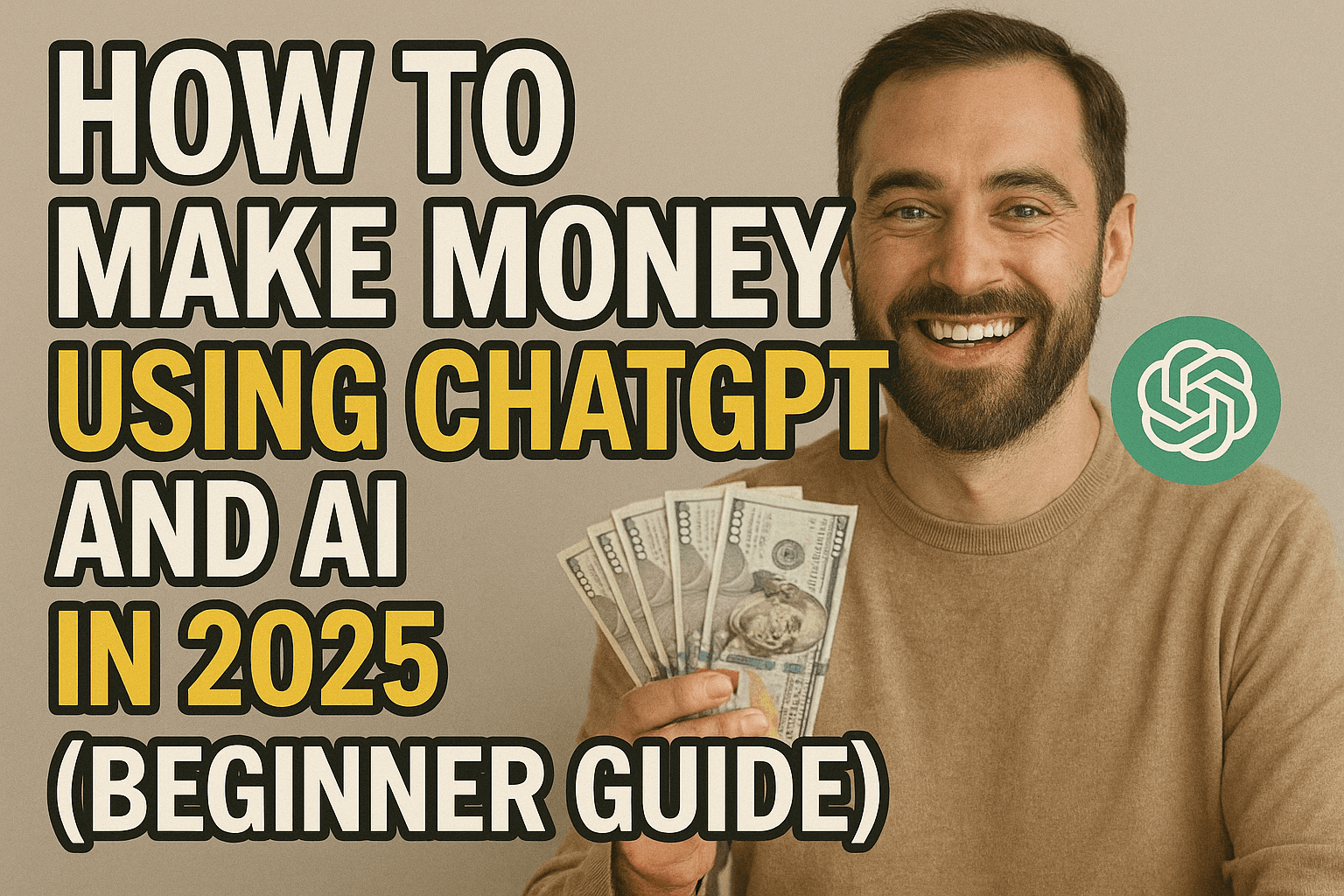How to Make Money Using ChatGPT and AI in 2025 (Beginner Guide)